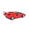 Lamborghini Countach LP 5000 S červená 1:24 - Welly  Lamborghini Countach - kovoý model
