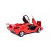 Lamborghini Countach LP 5000 S červená 1:24 - Welly  Lamborghini Countach - kovoý model