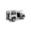 Land Rover Defender šedý 1:24 - Welly  Land Rover Defender - model auta
