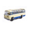 PAZ-652 1:43 - MODIMIO - Naše autobusy časopis s modelem #53  Autobus PAZ-652 - kovový model autobusu