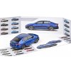 Škoda Octavia IV RS 2020 Modrá Nightfire Metalíza 1:43 - ABREX  Škoda Octavia 4 RS - kovový model