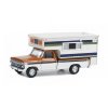 Ford F-250 1976 Camper 1:64 - GreenLight  Ford F250 1976 Large Camper - kovový model 1/64