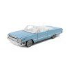 Chevrolet Impala Cabriolet 1963 modrá 1:24 - Welly  Chevrolet Impala - kovový model