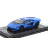 Lamborghini Countach LPI 800-4 modrá 1:64 - PosterCars  Lamborghini Countach Hypercar League Collection - kovový model auta