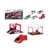 Sada Porsche 5 ks + Race Tent + Podium + Puncher 159 Majorette