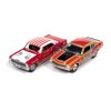 Ford Maverick Don Nicholson 1970 + Chevy Nova Grumpy's Toy 1966 164 Johnny Lightning (2)