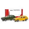 Volkswagen Golf II zelená žlutá Minikit 187 Herpa stavebnice (5)