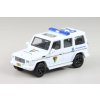 Mercedes-Benz G55 AMG Policie Militer bílá 1:64 - Kyosho  Mercedes-Benz G55 AMG - kovový model