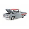 Chevrolet Apache Fleetside Pick-Up 1958 šedá 1:24 - MOTORMAX  Chevrolet Apache Fleetside PickUp - kovový model auta 1/24