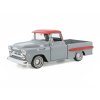 Chevrolet Apache Fleetside Pick-Up 1958 šedá 1:24 - MOTORMAX  Chevrolet Apache Fleetside PickUp - kovový model auta 1/24