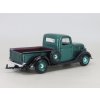 Ford Pick-Up s motorovým člunem 1937 zelená metalíza 1:24 - MOTORMAX  Ford Pick Up + trailer - kovový model