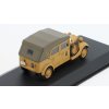 Mercedes-Benz TYP 170 VK Lybia 1941 1:43 - časopis Vojenské automobily s modelem #16  KfZ.1 TYP 170 VK Lybia 1941 - kovový model auta 1/43