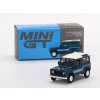 Land Rover Defender 90 country wagon 1:64 - MiniGT  Land Rover Defender 90 - kovový model auta