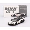 Lamborghini Aventador SVJ 63 bílá LHD 1:64 - MiniGT  Lamborghini Aventador - kovový model