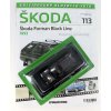 Škoda Forman Black Line 1993 1:43 - Kaleidoskop slavných vozů časopis s modelem #113  Škoda Forman - kovový model auta 1/43