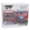 Nissan GT-R NISMO #23 "MOTUL AUTECH GT-R 2021" SUPER GT SERIES Suzuka winner W/ Matsuda Figure Tsugio Matsuda Collection No.2 1:64 - MiniGT  Nissan GT-R NISMO GT3 #23 - kovový model auta