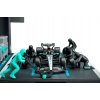 ZESTAW Mercedes F1 63 G Russell Pit Stop diorama 2024 W15 BBurago 1 43 Kod producenta 18 38452 63 — копия
