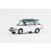 Škoda Felicia FL Combi 1998 Bílá Candy se střešním nosičem a surfem 1:43 - Abrex  Škoda Felicia FL - kovový model