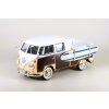 Volkswagen Type 2 T1 Pick-up + Surfboard 1:24 - MOTORMAX  VW T1 - kovový model