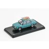 Škoda 120L 1984 Tyrkysová Světlá se střešním nosičem 1:43 - Abrex  Škoda 120L - kovový model