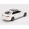 BMW i7 xDrive60 2024 white RHD 1:64 - MiniGT  BMW i7 - kovový model
