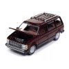 Dodge Caravan červený 1985 1:64 - Auto World  Dodge Caravan - kovový model