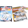 Škoda 130 RS 1:8 - sada časopisů #12 a #97 se stavebnicí  Škoda 130 RS 1:8 - časopisy se stavebnicí