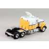 Peterbilt 359 bílá/žlutá 1:87 - Brekina  Peterbilt 359 - sběratelský model