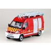 RENAULT Master II FS Hasiči 1:43 - Hachette časopis s modelem  Renault Master - kovový model