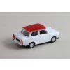 Trabant 601 bilý/červený 1:87 - Herpa  Trabant 601 - model auta