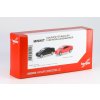 Sada 2ks: Opel Coupe černá a červená 1:87 - Herpa stavebnice  Minikit 2x Opel Coupe - stavebnice KIT