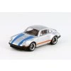 Porsche Singer 964 stříbrná 1:64 - POP RACE  Porsche Singer - kovový model