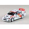 Mitsubishi Lancer Evolution IV #1 Rally de Catalunya 1:64 - POP RACE  Mitsubishi Lancer - kovový model