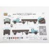 ZIL-130B1 s navěsem ODAZ-885 1:35 - AVD  ZIL-130B1 + navěs - stavebnice KIT