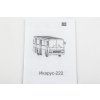 Ikarus-222 autobus 1:43 - AVD  Ikarus 222 autobus - stavebnice KIT