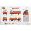 Škoda LIAZ 100.850 SA8 cisterna 1:43 - AVD  Škoda LIAZ 100.850 SA8 - stavebnice AVD