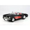 Chevrolet Corvette Spider 1957 černá 1:24 - Welly  Chevrolet Corvette - kovový model