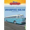 Ikarus-55.14 1:43 - MODIMIO Naše autobusy časopis s modelem #73  Ikarus-55.14 - kovový model