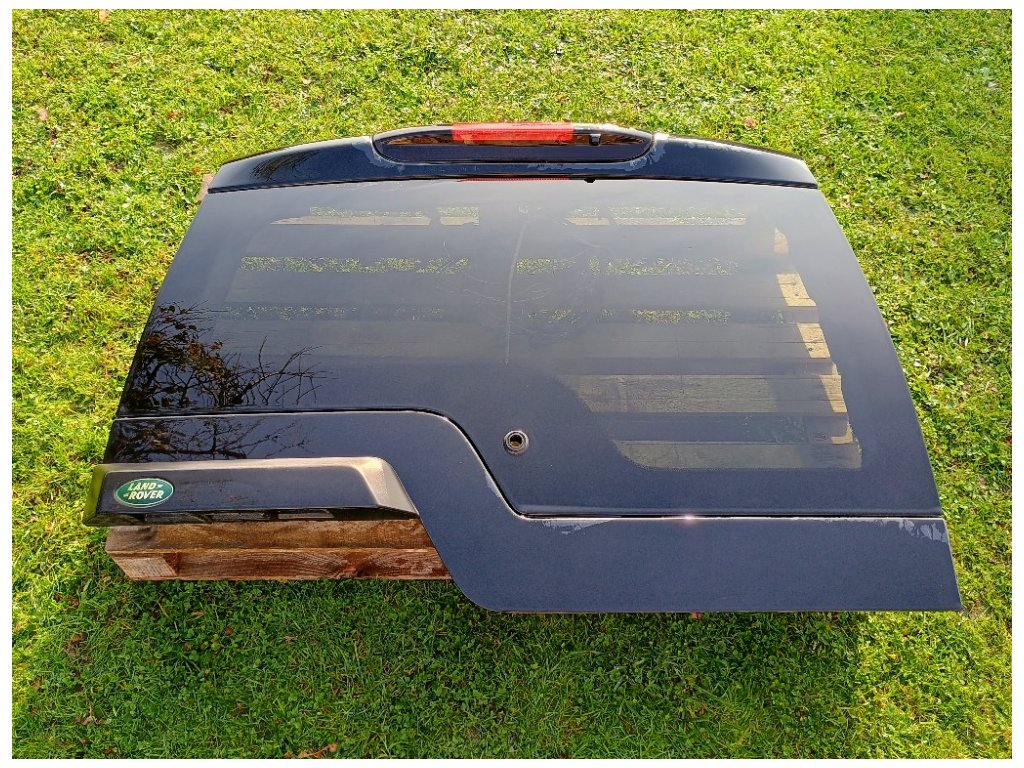 Vrchní zadní dveře Discovery 3 - černé