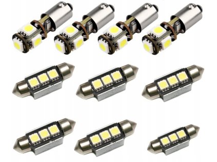 3350 led osvetleni interieru bmw 5 e39 sada