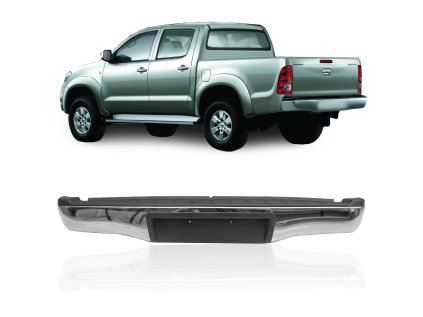 121154 zadni naraznik toyota hilux vii an20 2005 2015 ocelovy 521050k010