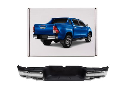 121157 1 zadni naraznik ocelovy chromovany hilux viii an120 2015 toyota