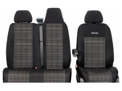 Autopotah LOGO 2+1 RENAULT MASTER IV (2023-2024) (varianta sedadla 1. s přístupem do skříněk + standardní sedadlo řidiče)