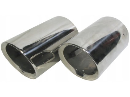 1097 inox 00890 koncovka vyfuku l p 150x70mm audi a4 a6 q5 vw skoda