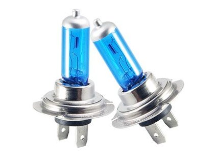 Žárovka 12V 100W H7 modrá sada  HBL