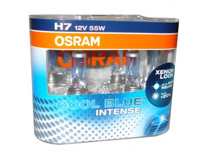 Žárovky H7 Osram Cool Blue Intense sada