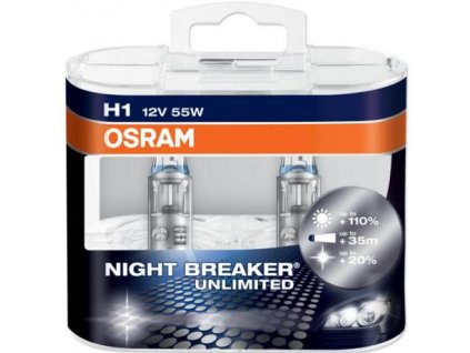 Žárovky H1 OSRAM NIGHT BREAKER UNLIMITED® (sada - 2ks)