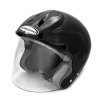 Přilba TORNÁDO černá otevřená s plexi  XL