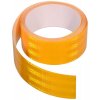 Páska reflexní samolepící na pevný podklad oranžová 1m