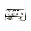 Nálepka OIL MIX bílo-černá BABETTA SK